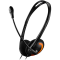 CANYON PC headset HS-01 PC Mic Flat 1.8m Black Orange