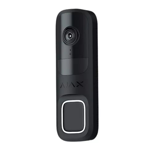 AJAX Security Outdoor Black 4MP WiFi Video Doorbell with PIR & AI | AJAX-DB-B - image 2