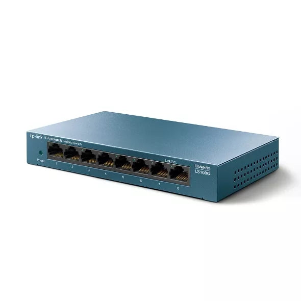 TP-Link 8-Port 10/100/1000Mbps Desktop Network Switch | TL-SG108 - image 2