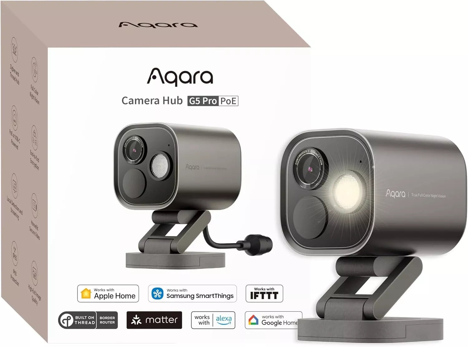 Aqara Camera Hub G5 Pro (PoE, Shadow Gray) | AQ-HUB-CAM-G5-PRO-POE-G - image 2