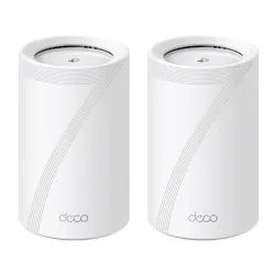 TP-Link Deco Wi-Fi 7 Mesh System (2-Pack) | TP-DECOBE65-2P