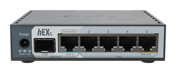 MikroTik hEX S 5-Port Gigabit SFP Router | MT-RBE60iUGS - image 2