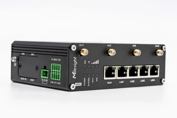 Milesight UR35 4G Industrial Router | UR35-L04EU-G-P-W - image 2