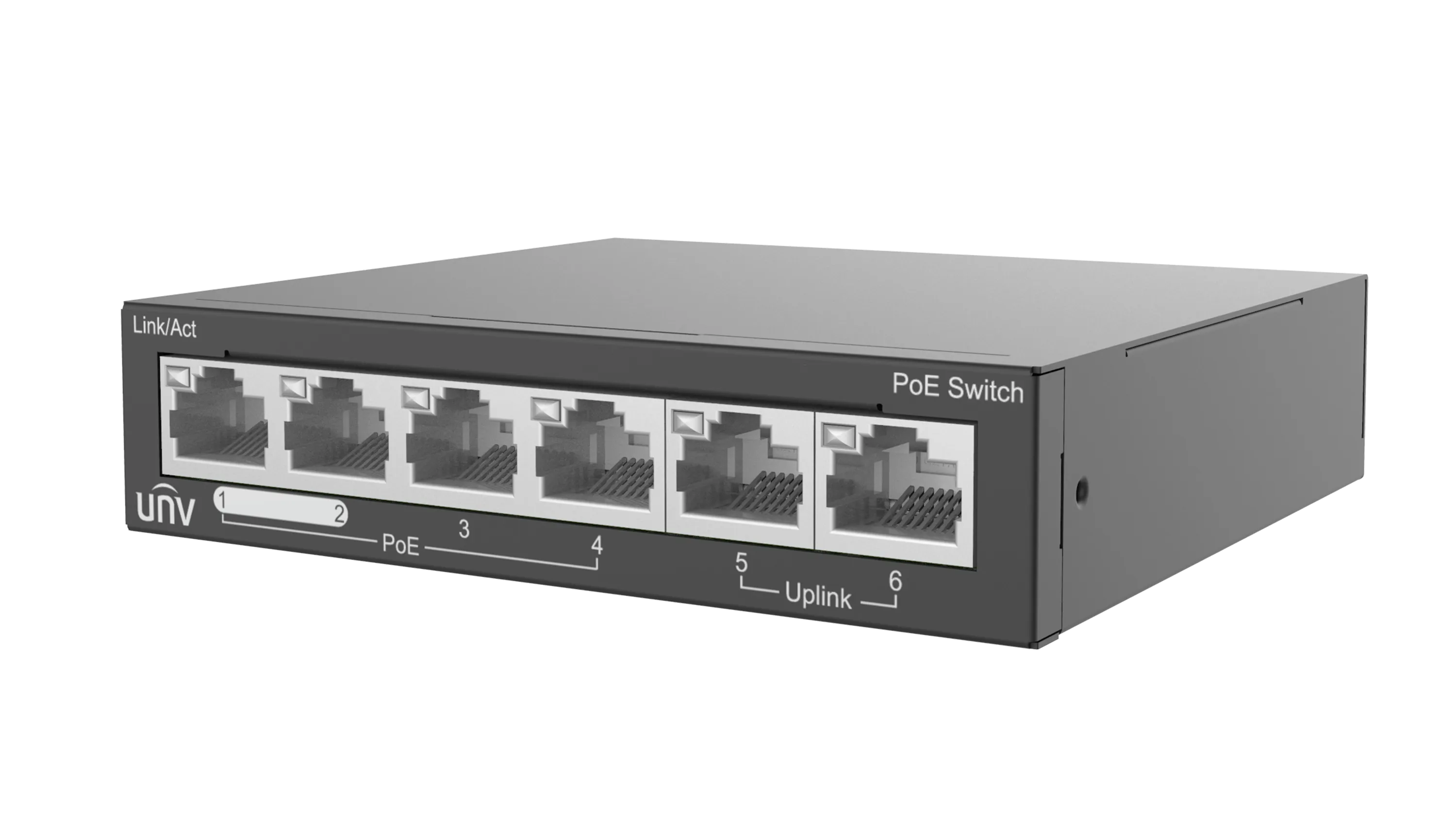 Uniview UNV 6-Port Unmanaged PoE Switch | NSW2020-6T-POE-IN - image 2