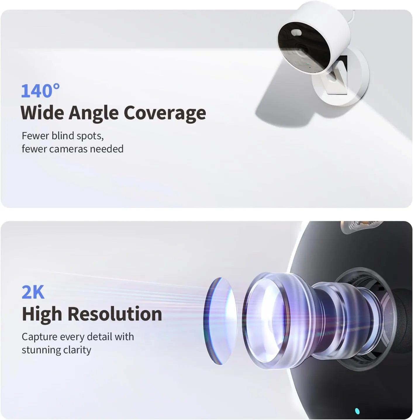 Aqara G100 Select 2K Security Camera White| AQ-CAM-G100-W - image 2