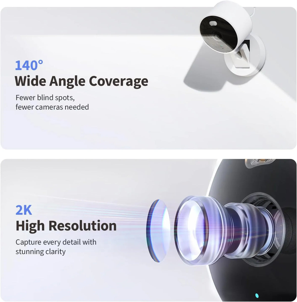Aqara G100 Select 2K Security Camera White| AQ-CAM-G100-W - image 2