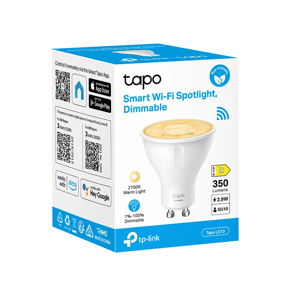 TP-Link Tapo L610 Smart Wi-Fi Dimmable Spotlight | L610 - image 2