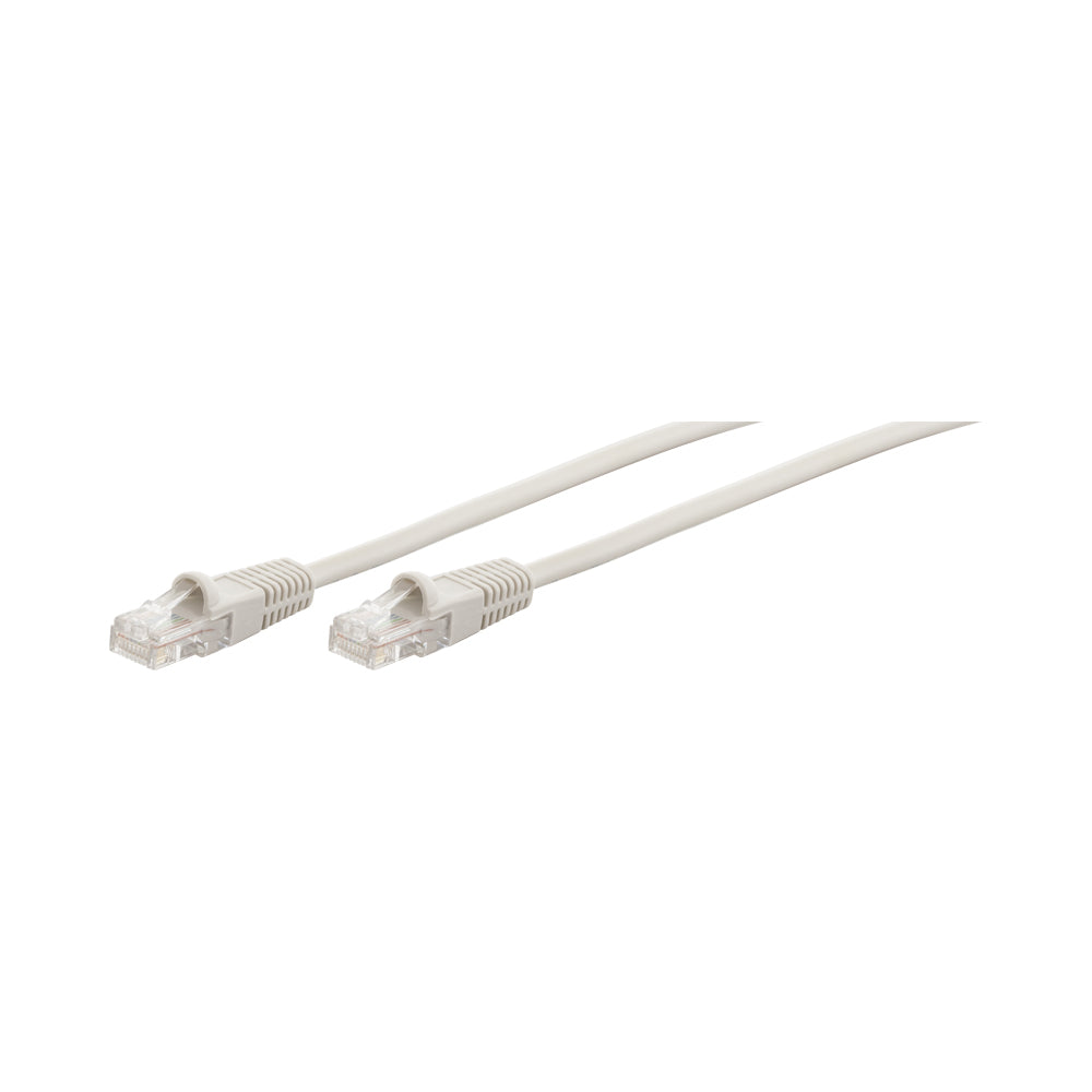 7M CAT5E MOULDED FLYLEAD - GREY