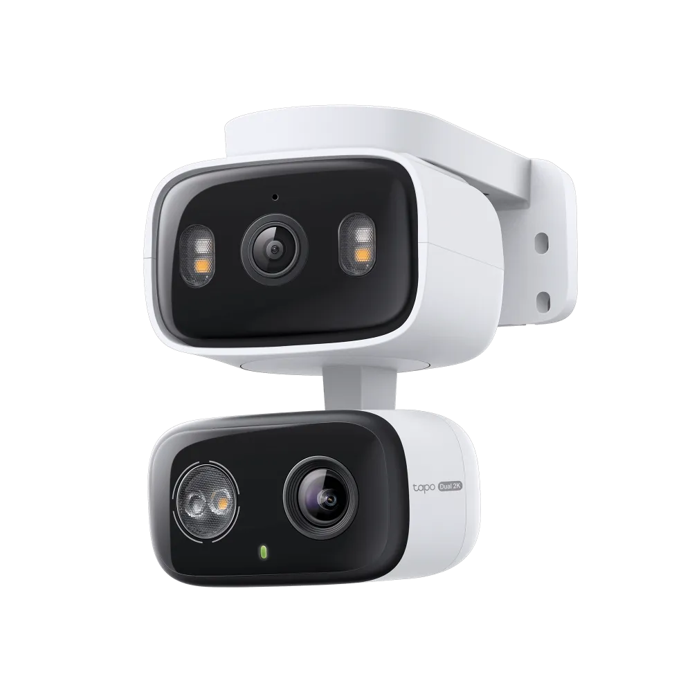 TP-Link Indoor/Outdoor Dual Lens Pan/Tilt Wi-Fi Security Camera | Tapo C246D