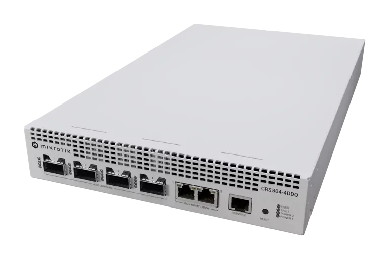 MikroTik Cloud Router Switch | CRS804-4DDQ-hRM | MiRO