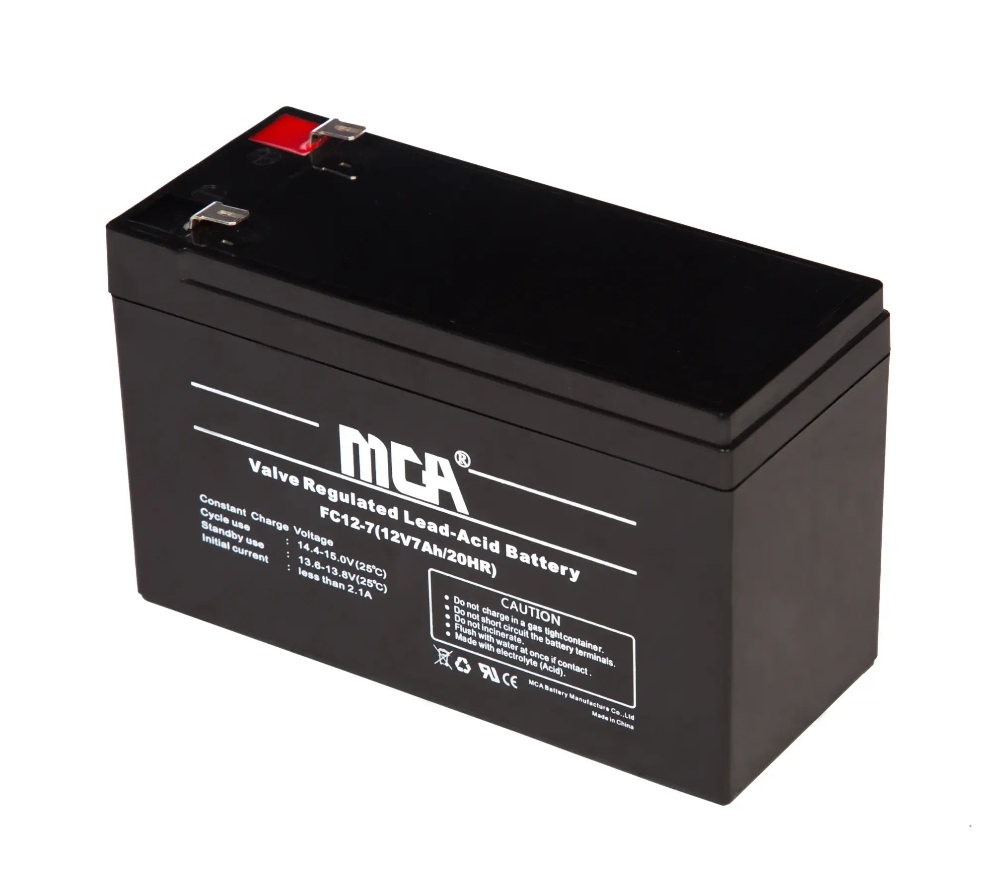 MCA AGM - General Purpose Battery 12V/ 7A