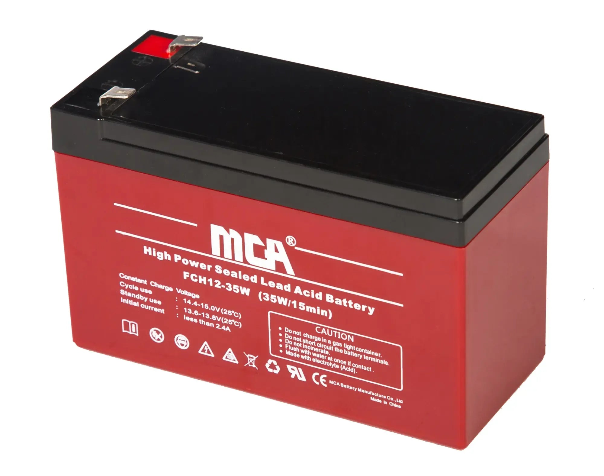 MCA AGM - High Rate Battery 12V/ 8AH