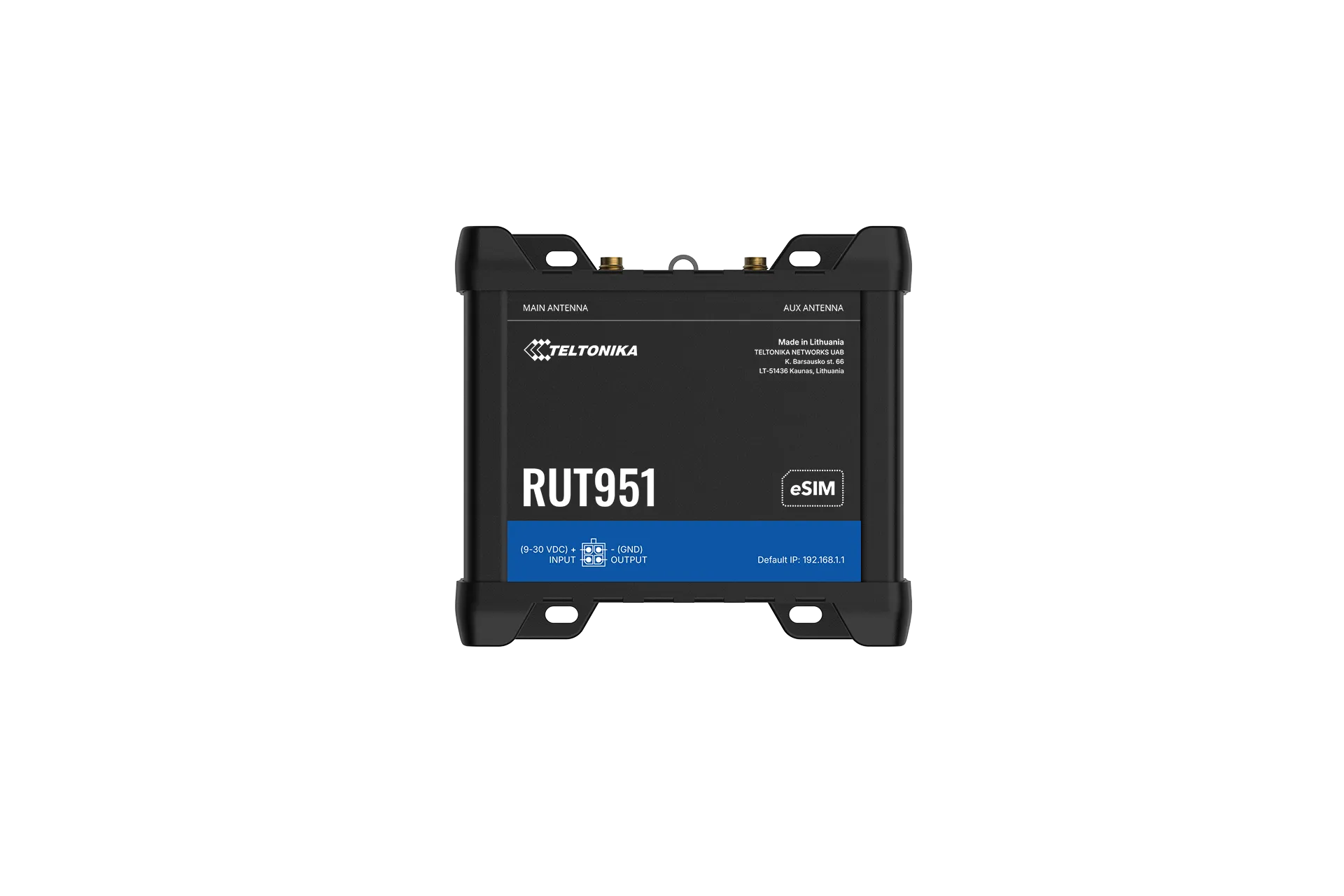 Teltonika Industrial 4G WiFi IoT Router E-Sim version | RUT951