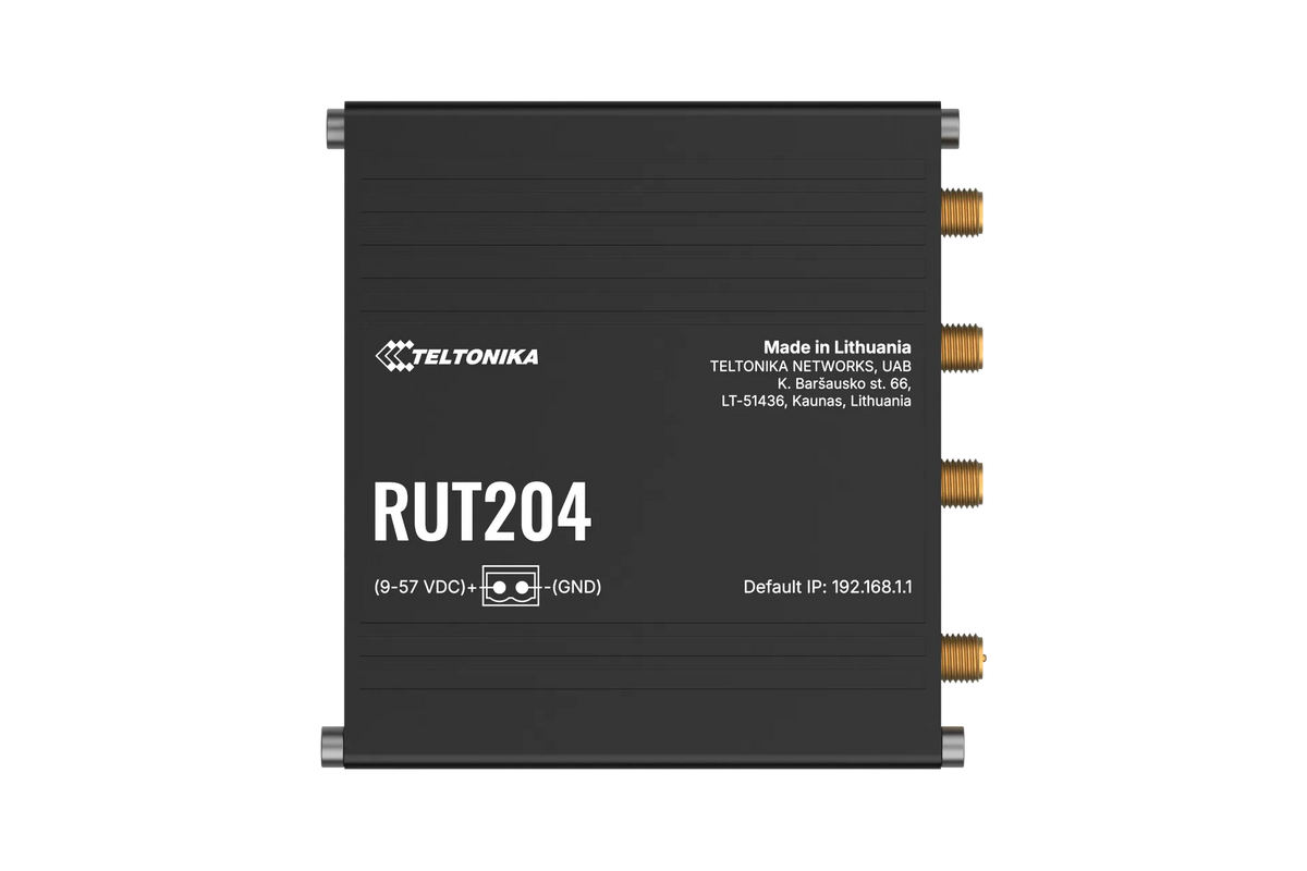 Teltonika 4G/LTE WiFi 4 Industrial CAN Bus Cellular Router | RUT204