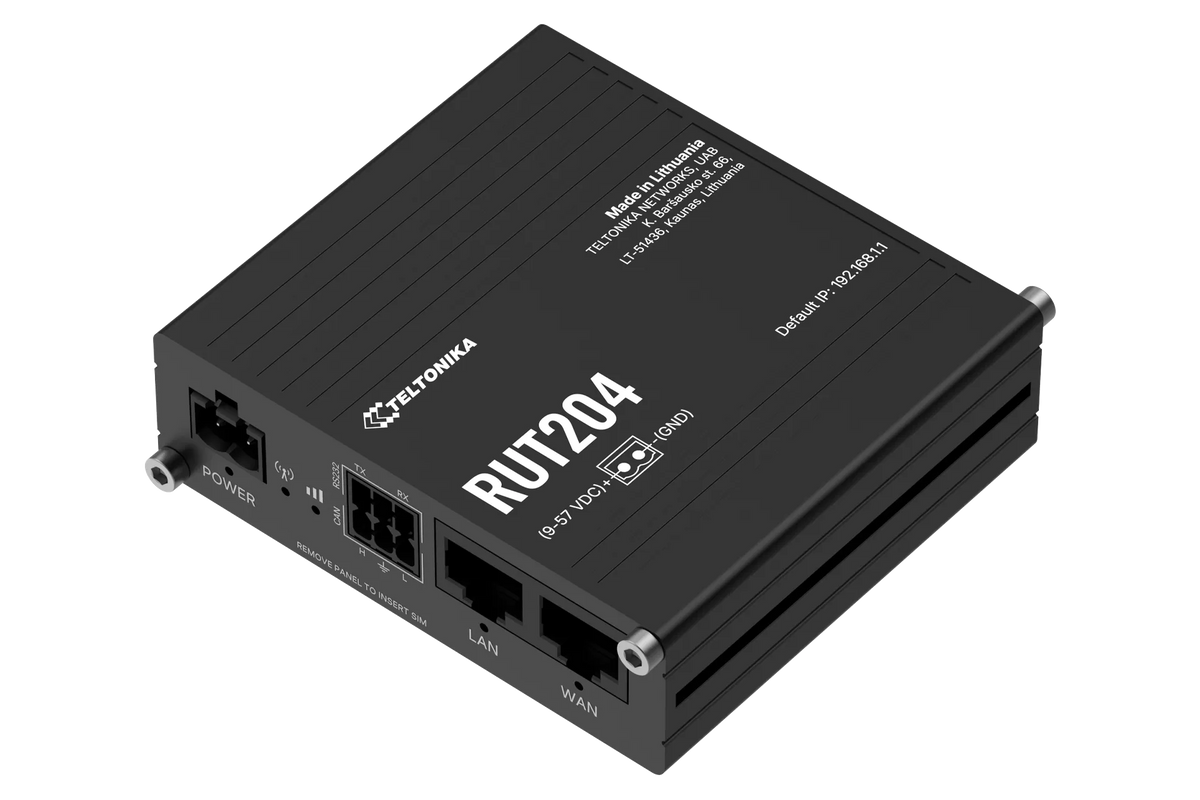 Teltonika 4G/LTE WiFi 4 Industrial CAN Bus Cellular Router | RUT204 - image 2