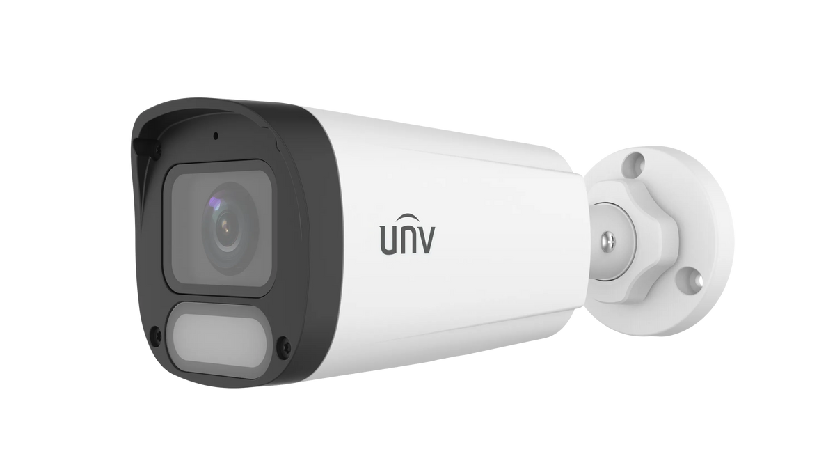 Uniview UNV 4MP Owlview Wise-ISP Fixed Warm Light Bullet IP Camera 4mm | IPC2314LE-ADF40K-WP-L
