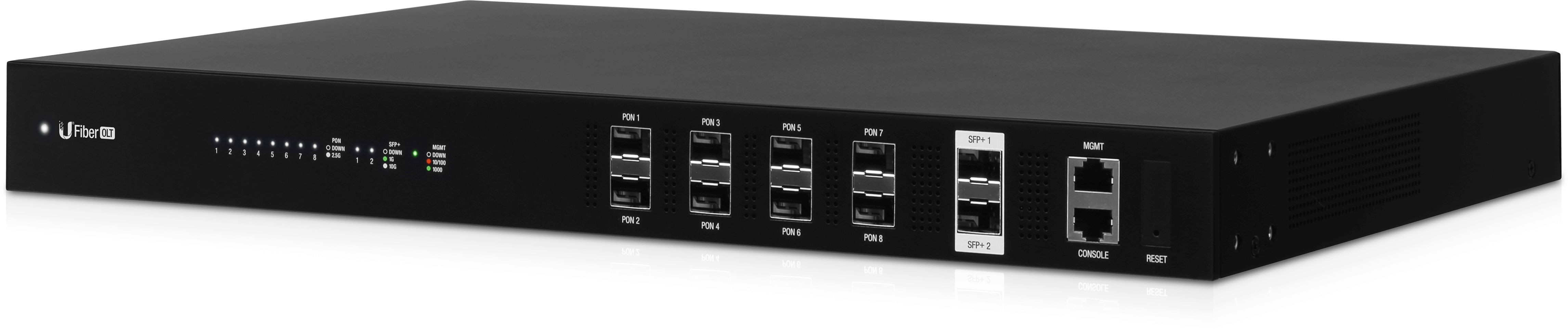 Ubiquiti UISP – UFiber GPON OLT Headend 8 Port OLT + 2 x SFP+ ports