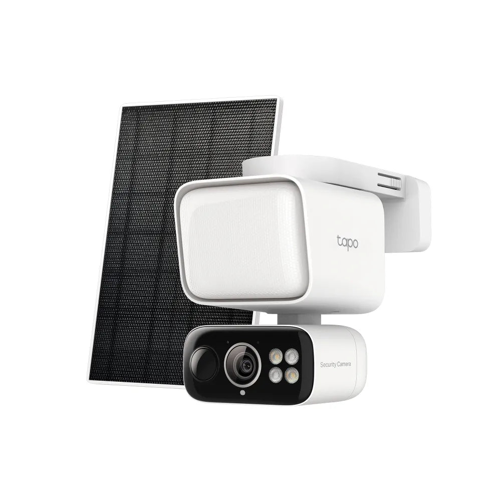 TP-Link Tapo 2K Floodlight Pan/Tilt Solar Wi-Fi Security Camera Kit | C615F-KIT