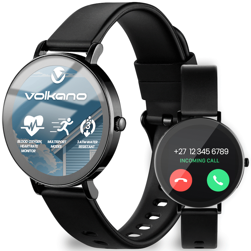 Volkano Aurora Series Ladies Smart Watch - Black