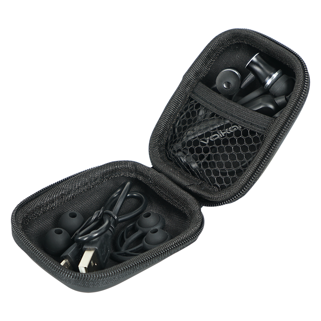 Volkano Pod Series Earphone Case - Black