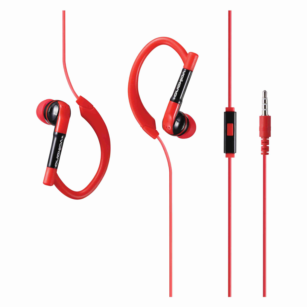 Volkano Haste Series Sports Hook-In Earphones with Mic
