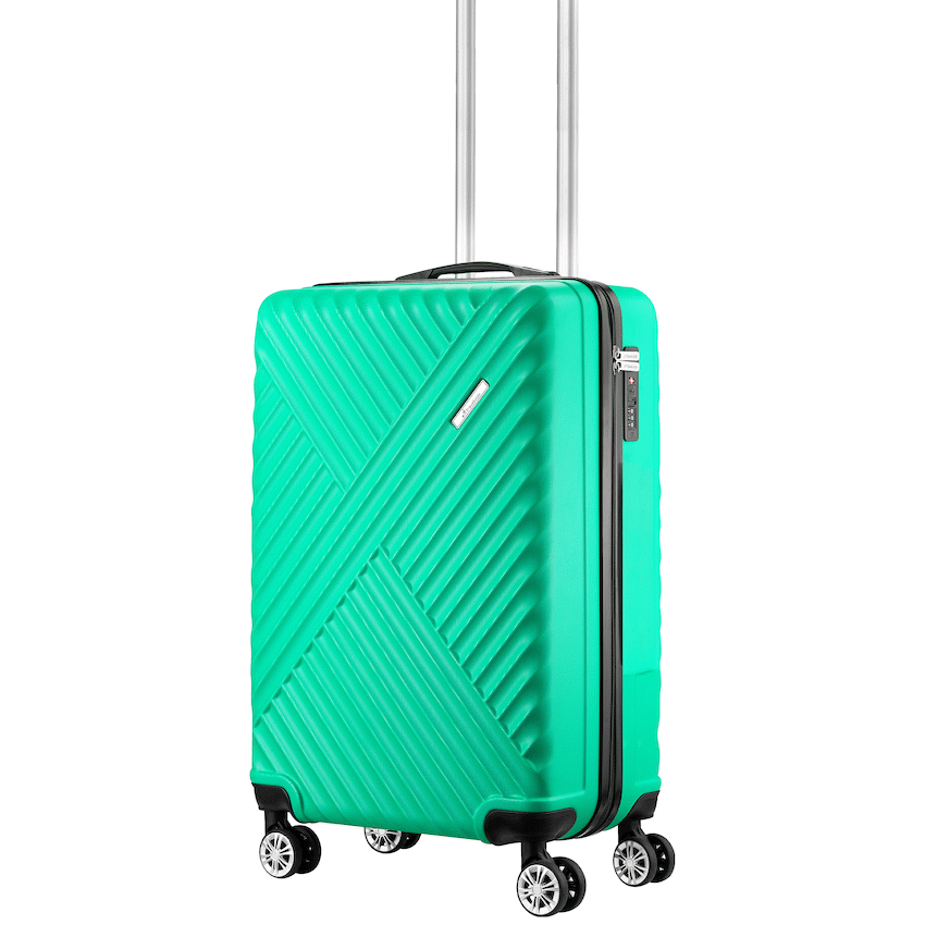Travelwize Astra ABS 55cm 4-Wheel Spinner Luggage - Jade