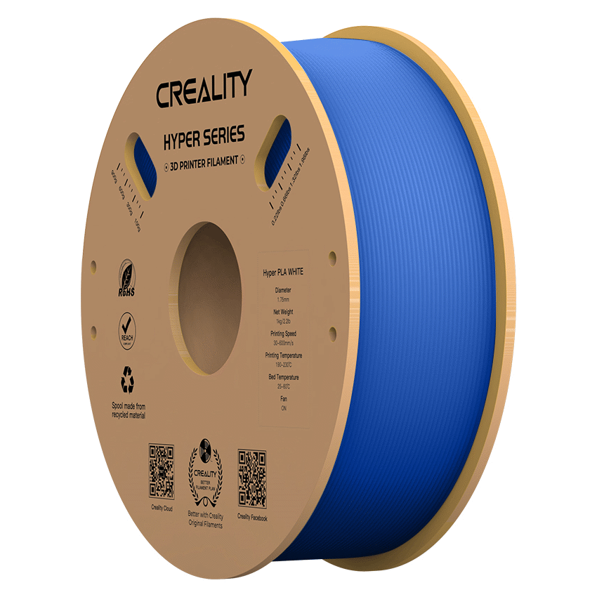 Creality Hyper PLA High-Speed Blue Filament 1kg