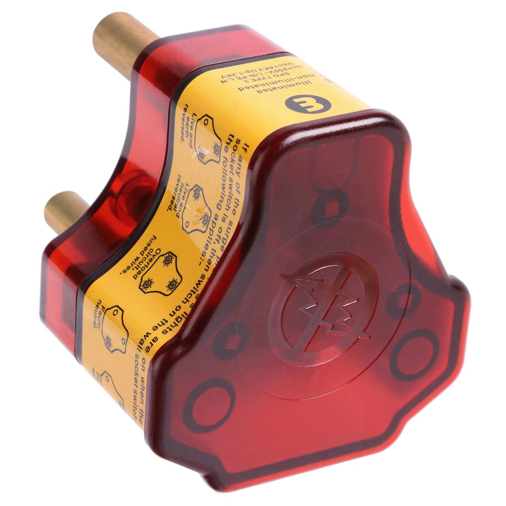 Ellies 4 Way High Surge Extension Lead - 3M