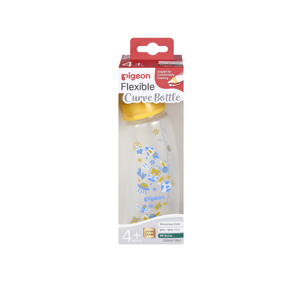 Pigeon Flexible Curve Bottle 250ml - Space