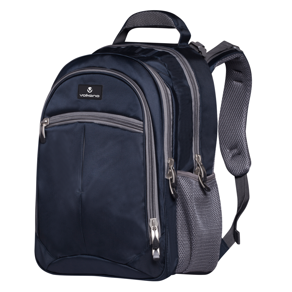Volkano Orthopaedic Backpack 36l - Navy/Grey