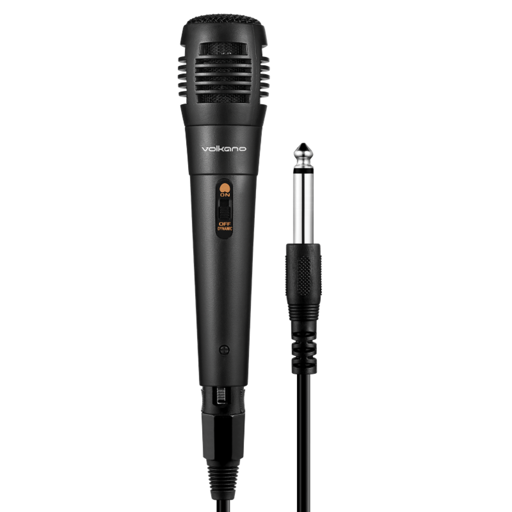 Volkano Vocal Series ABS Wired Microphone - Black