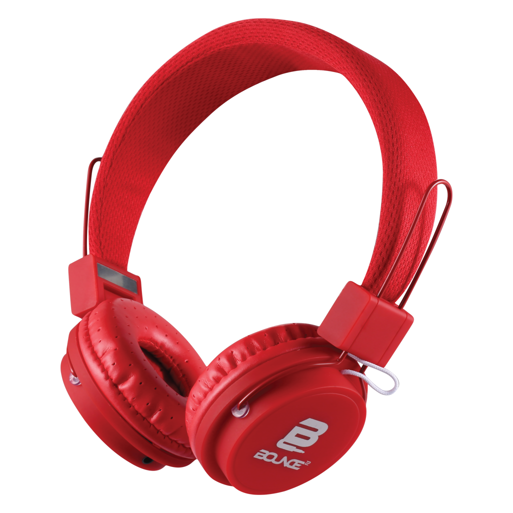Bounce Ball Headphone - Red