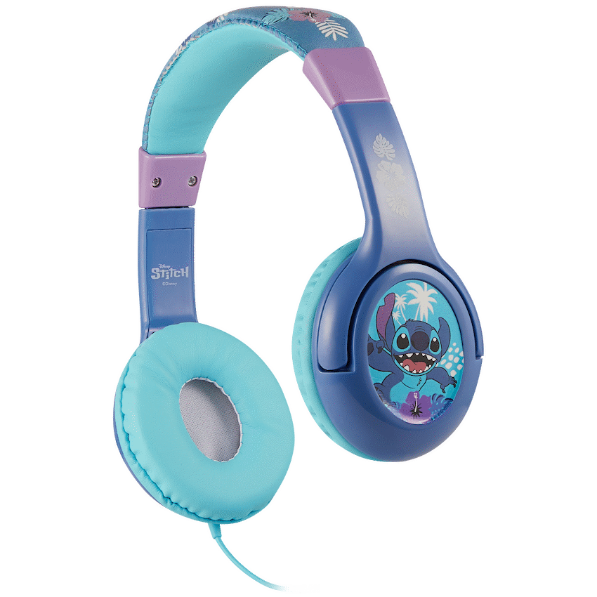 Disney Stitch Padded Auxiliary Headphones