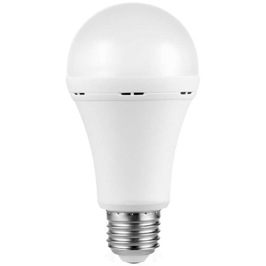 Switched 9w A60 Rechargeable LED Light Bulb - E27 - Warm White