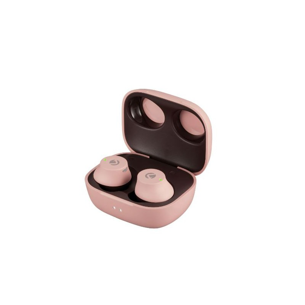 Volkano Taurus Series 2.0 True Wireless Earphones with Charging Case - Pink