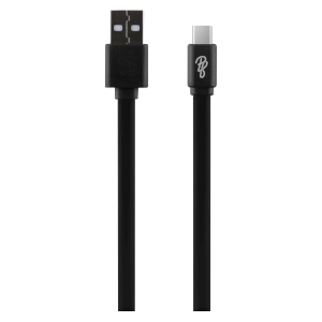 Pro Bass Energize Series Packaged USB to Type-C Cable 1.2m - Black