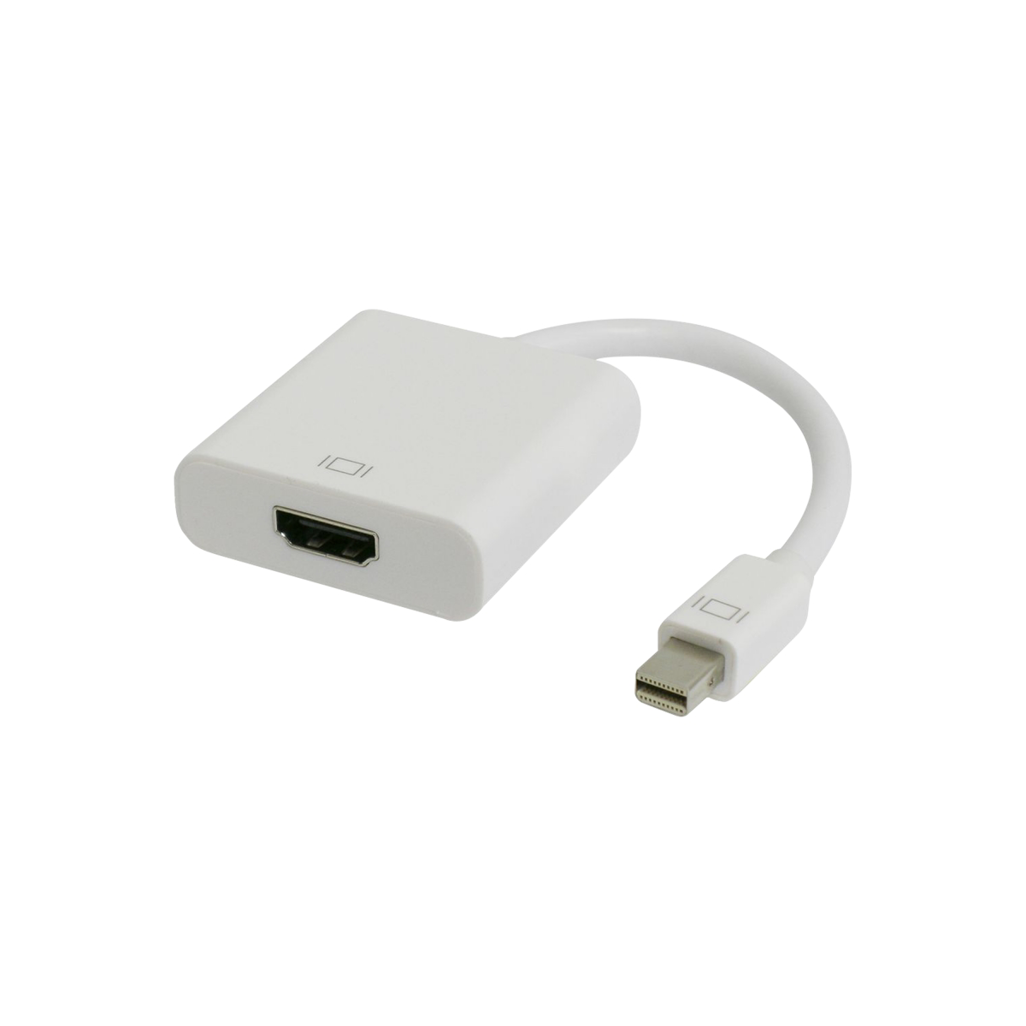 Volkano MiniPort series Mini DisplayPort to 4K HDMI converter 10cm - White