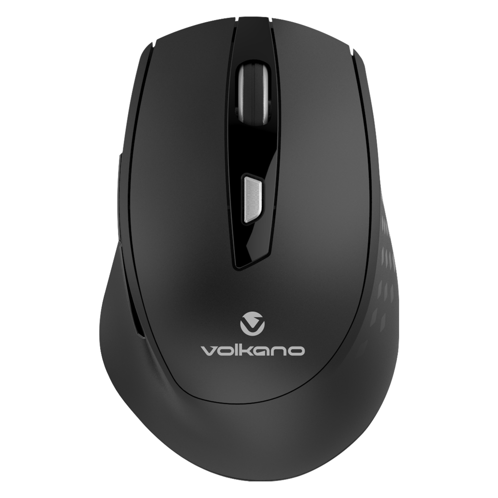 Volkano Chrome Series Wireless Mouse - Black