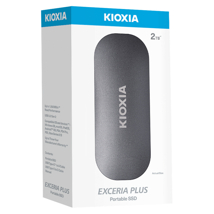 Kioxia Exceria Plus 2tb Portable SSD