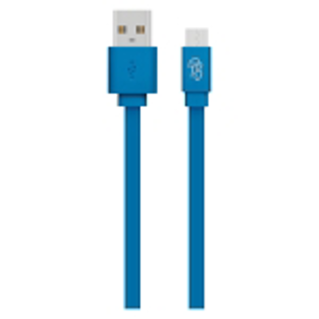 Pro Bass Energize Series Packaged Micro USB Cable - Blue 1.2m