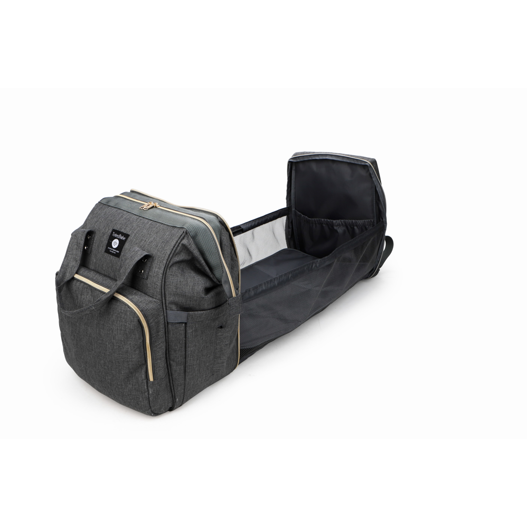 Totes Babe Alma Convertible Diaper Backpack - Dark Grey