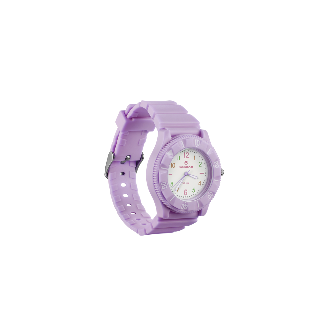 Volkano Mallow Series Kids Analogue Watch - Purple