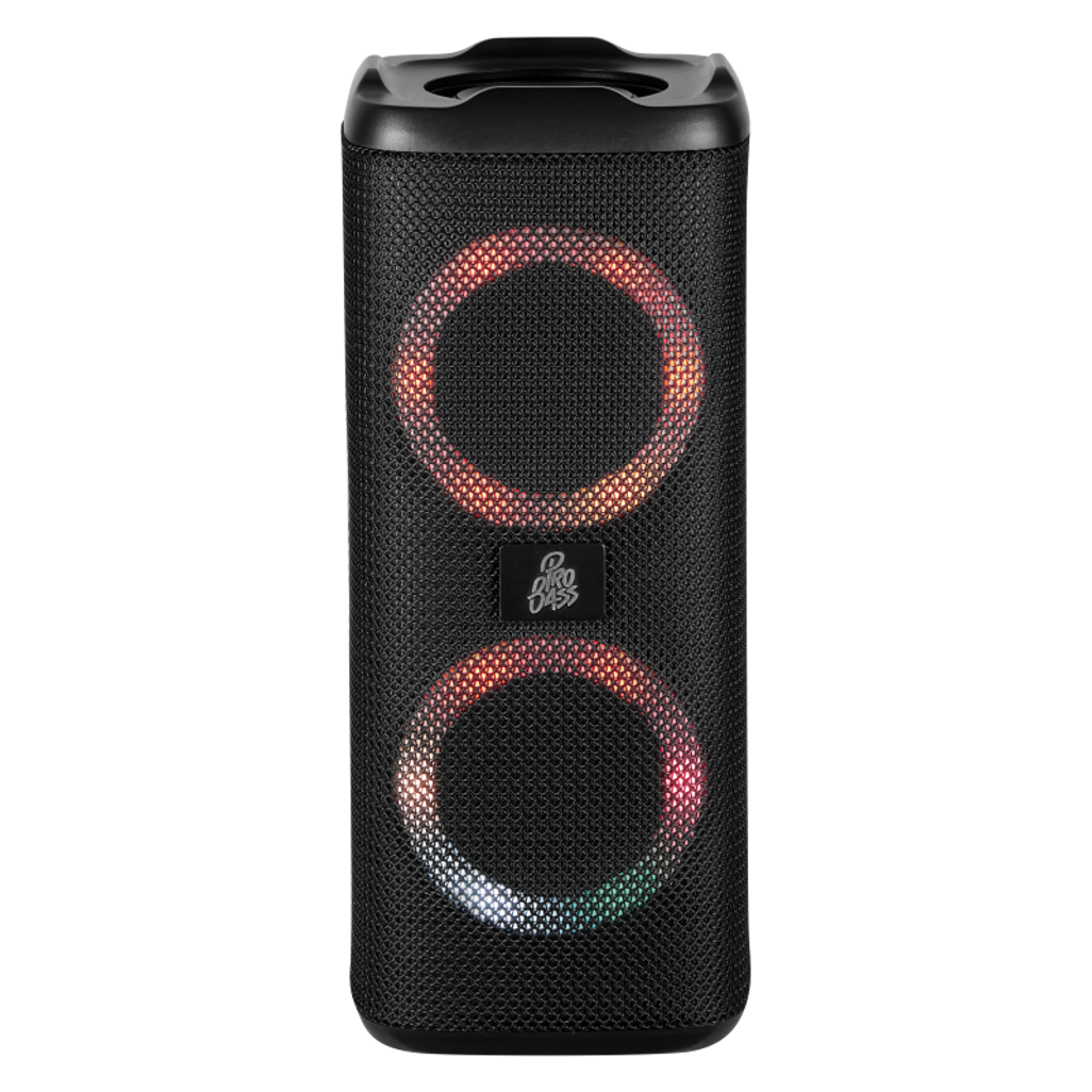Pro Bass Pulse Box Portable Bluetooth Speaker - Black