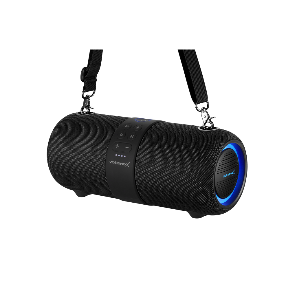 VolkanoX Python Series Bluetooth Speaker - Black