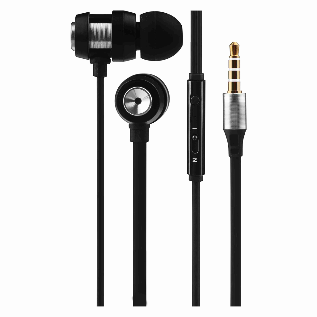 Volkano Alloy Series Metal Earphone - Silver