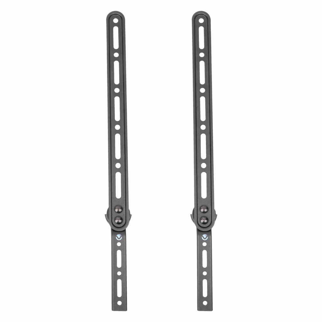Volkano Steel Series Soundbar and Speaker TV Bracket - Black
