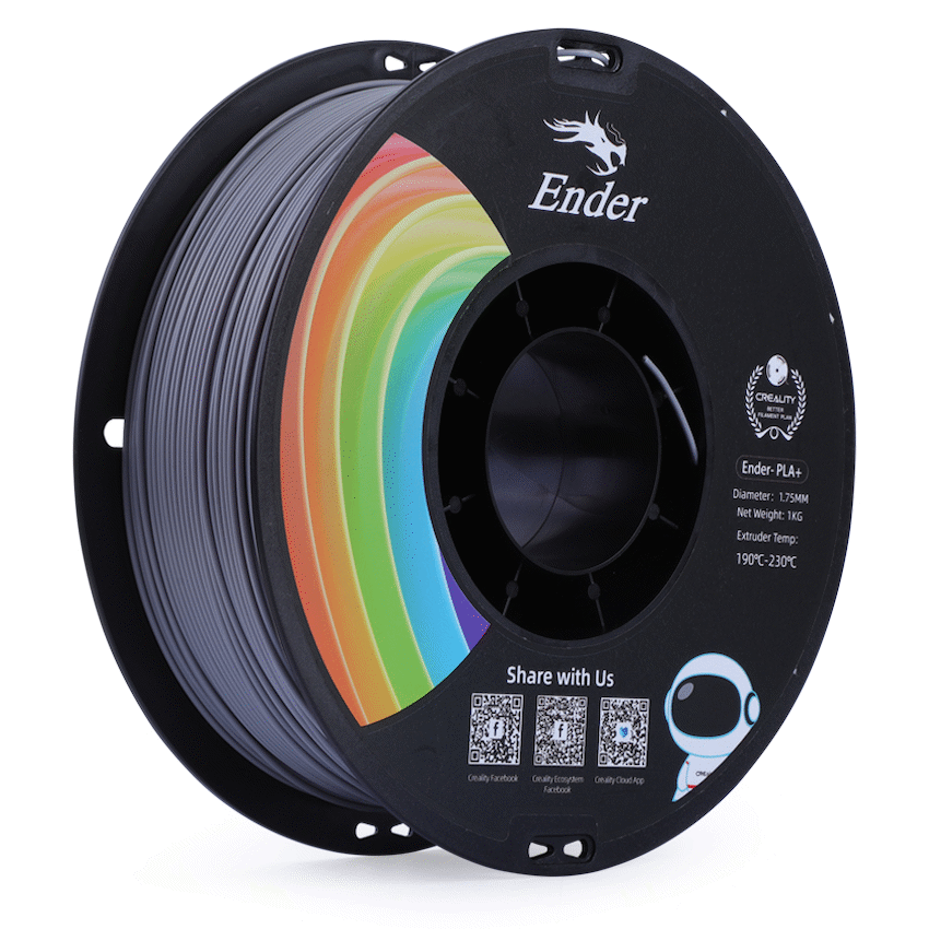 Ender PLA+ Filament Grey 1Kg