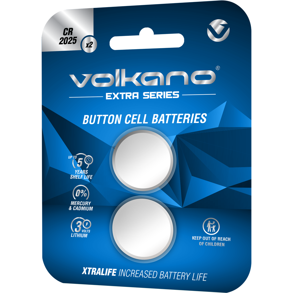 Volkano Extra Series CR2025 Pack of 2 Batteries
