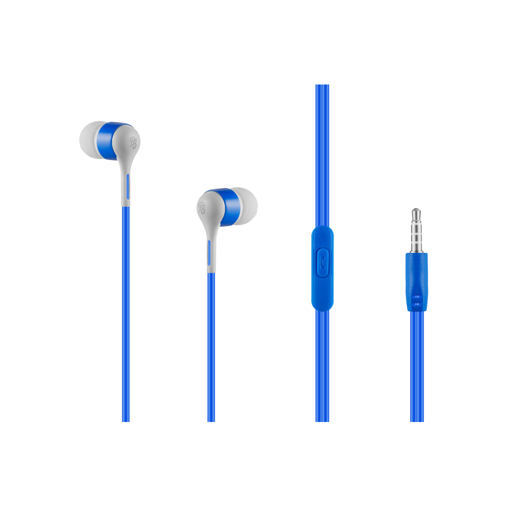 Pro Bass Swagger 2.0 Series - Boxed Auxiliary Earphone with Mic - Blue
