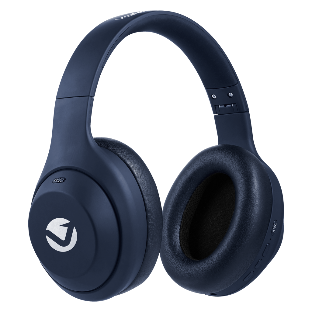 Volkano SoundSweeper Series Active Noise Cancelling bluetooth Headphones - Blue